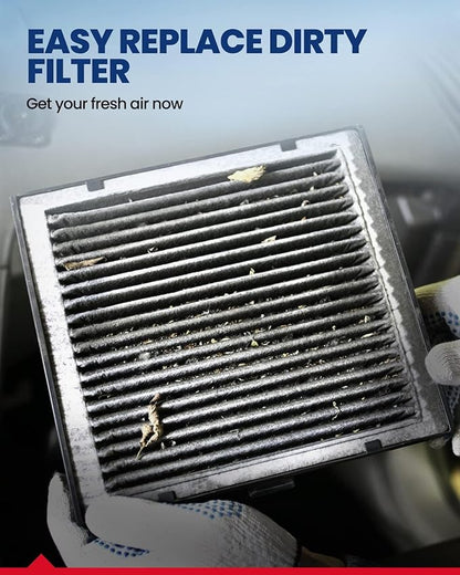 KAX Cabin Air Filter with Activated Carbon, CF10136 Replacement for Buick, Chevrolet, Oldsmobile, Pontiac & Saturn Models - Rendezvous, Terraza, Uplander, Venture, Silhouette, Aztek, Montana, Relay