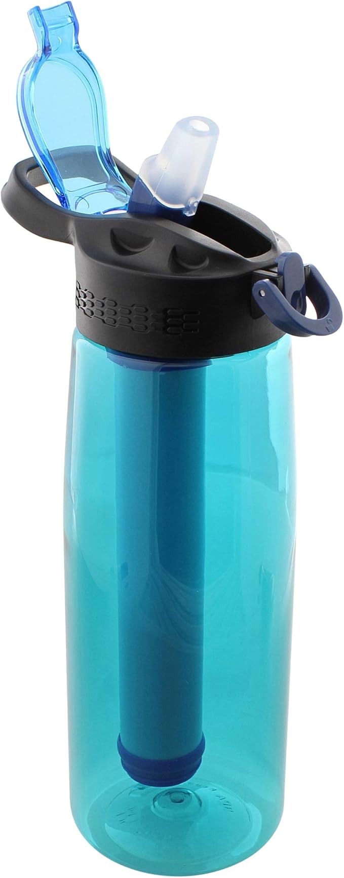 SDS Water Filter Bottle - Filtering Water Bottle Filter Travel Accessory for Safe Drinking Camping Water Purifier