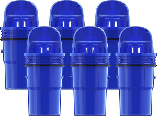 AQUA CREST Pitcher Water Filter Replacement for PUR® Filter PPF900Z, 6 Pack | Compatible with All PUR® Pitcher and Dispenser, CRF950Z, PPF951K, NSF Certified, Advanced Filtration Performance, 60 Gallons