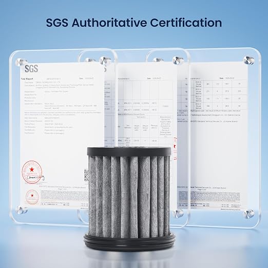 GLACIER FRESH Replacement Cartridge for PC04 Stainless Steel Countertop Water Filtration System, 3 Months/200 Gallons Filter Cartridges, Elarisey™ Filtration Technology, Meeting SGS Standards (1 Pack)