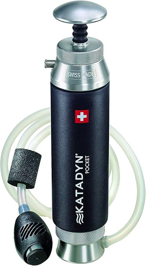Katadyn Pocket Water Filter for Backpacking, Group Camping & Emergency Preparedness