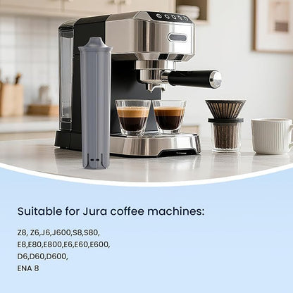 GLACIER FRESH Filter Compatible with Jura 71794 Claris Smart Filter,6 Pack | Fits E6, E8, Z8, Z6, J6, ENA8 Coffee Machines, NSF/42 Certified