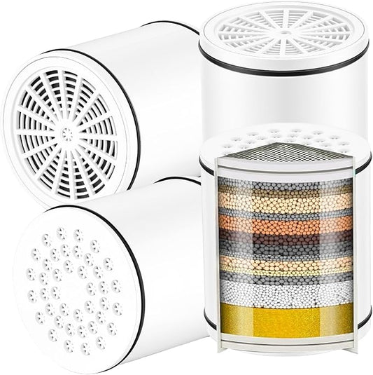 Aquaronvie 2 Pack Shower Filter Cartridge for Hard Water