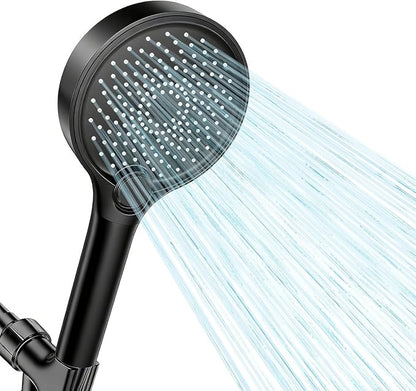 Filtered Shower Head with Handheld, 3 Modes Shower Head for home (Black) | Filtered Shower Head with Handheld, 3 Mode Water Softener High Pressure Shower Head with Filter for Bathroom Hotel Apartment