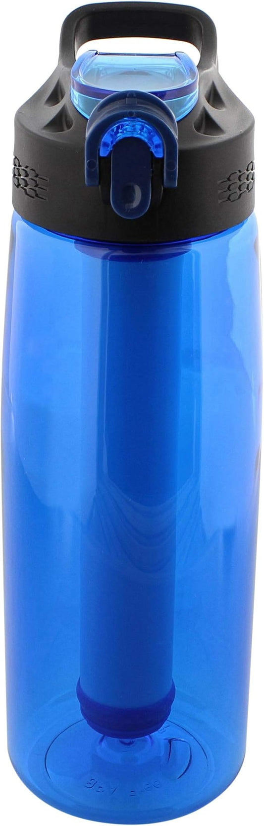 SDS Water Filter Bottle - Filtering Water Bottle Filter Travel Accessory for Safe Drinking Camping Water Purifier