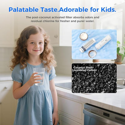 800GPD Reverse Osmosis System, 9 Stage Tankless RO Water Filtration System, Under Sink Water Filter 𝐈𝐧𝐜𝐥. 𝟏 𝐄𝐱𝐭𝐫𝐚 𝐓𝐃𝐒 𝐌𝐞𝐭𝐞𝐫, 2.5:1 Pure to Drain, Reduce TDS, FCC Listed