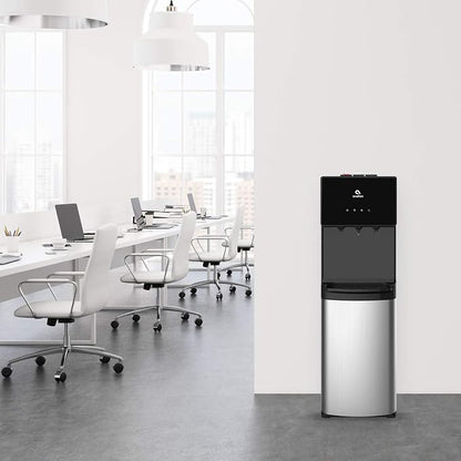 Avalon A4BLWTRCLR Bottom Loading Water Cooler Water Dispenser - 3 Temperature Settings - Hot, Cold & Room Water, Durable Stainless Steel Cabinet, Bottom Loading - UL/Energy Star Approved