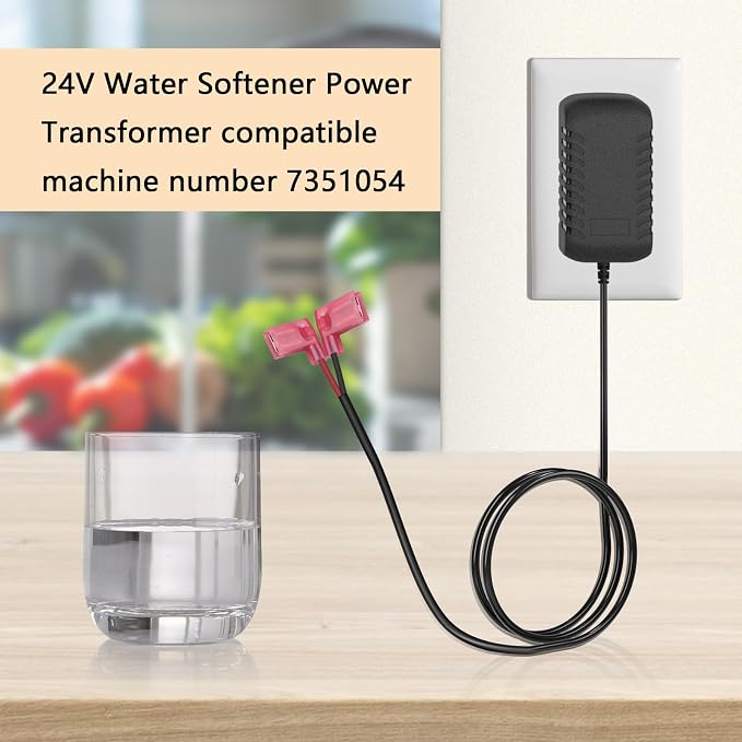 Water Softener Power Transformer Compatible Machine Number 7351054 and 7337482 Replace Genuine Original Equipment Manufacturer (OEM) Part