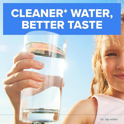 Brita Plus Water Filter, BPA-Free, High-Density Replacement Filter for Pitchers and Dispensers, Reduces 2x Contaminants*, Lasts Two Months or 40 Gallons, Includes 2 Filters