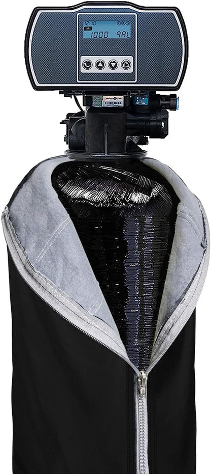 Bitubi Heavy Duty Water Softener Tank Jacket,Outdoor Insulated Water Softener Tank Cover to Prevent Sweating (10x54, Black)