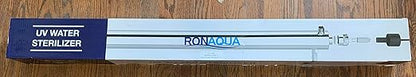 Ronaqua 55W Whole House UV Light Water Purifier, 12 GPM, 3/4'' MNPT Ports - Includes 2 Free Replacement Bulbs, Long-Lasting Performance, Ideal for Well & City Water