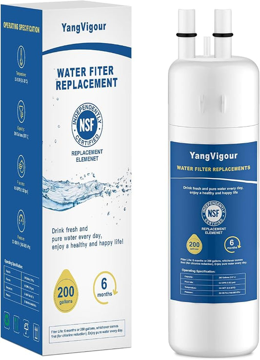 Water Filter Replacement Compatible with 46-9081, 46-9930, W10295370A, Remove Impurities from Water (1 PCS Filter)