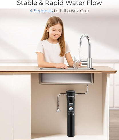 Waterdrop RF17 Water Filter Replacement for Waterdrop 17UA/17UB Under Sink Water Filter, Reduces PFOA/PFOS, PFAS, Lead, Chlorine, Bad Taste & Odor, NSF/ANSI 42 Certified, 3 Years