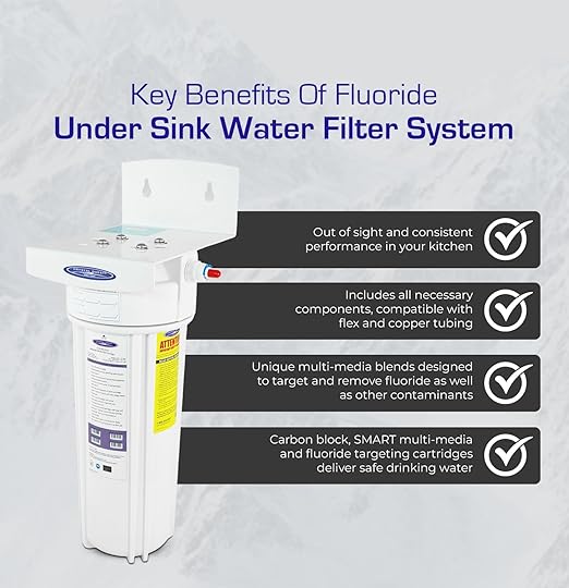 Fluoride Under Sink Water Filter System | Single | Crystal Quest