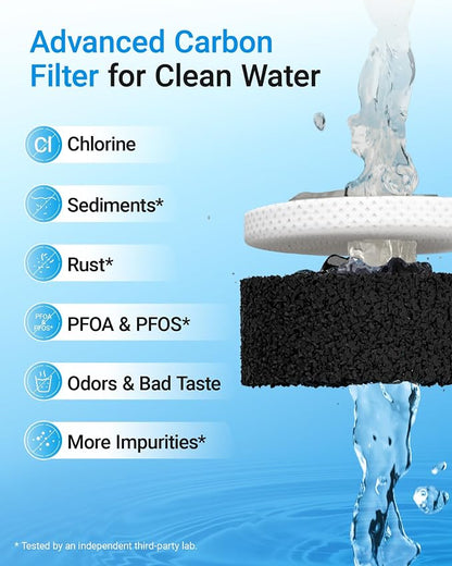 EcoAqua EFF-6013A Replacement Filter, Compatible with GE MWF SmartWater, MWFA, MWFP, GWF, GWFA, 46-9991, HDX FMG-1, WFC1201, GSE25GSHECSS, PC75009, RWF1060 Refrigerator Water Filter, 2 Pack | Replacement for SmartWater, MWFA, MWFA, GWF, 46-9991, HDX FM...