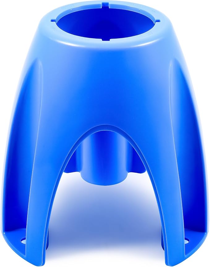 Camco Universal Plastic Stand-Supports Upright Position to Reduce Hose Kinking and Maximize Water Flow Rate-Fits 4-Inch Filters (21018).
