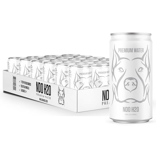 NO DAYS OFF Premium Water - 24 Pack, 8.4 fl oz, Still - 8.1 pH Alkaline Water, Ultra-Purified Reverse Osmosis with Electrolytes & Minerals - Calcium, Magnesium, Potassium - On-the-Go and Bulk Size
