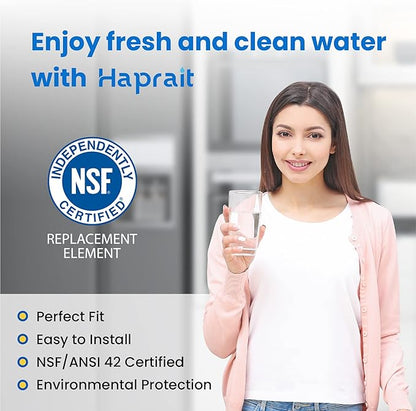 Haprait HP005 Replacement for Frigidaire ULTRAWF, Pure Source Ultra, Kenmore 9999, 469999, 46-9999, A0094E28261 Water and Ice, Height 11 inches, 2 Count