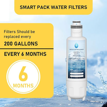 HX2019F-A HX2019FR-A Water Filter Replacement, Compatible With Hisense HRM260N6TSE, HRFD560SW, HRCD585BW, HRFD634BW, HRCD650BW, HRCD586TBWB and Mora MRM260N6TSE