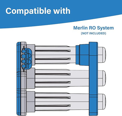 Pack of 2 Applied Membranes Replacement Membrane for Merlin RO 1238342 TLC-350, Compatible with Merlin Reverse Osmosis System, Water Filter Membrane Replacement
