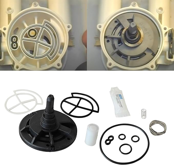 7238468 Water Softener High Flow Standard Valve Rotor and Seal Kit Replacement for Solved Leak Only Applicable to Valves with 5 Fixed Cover Screws M20 M27 M34 MSD20F MSD27B MSD34C and MCWF