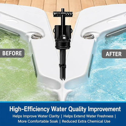 Salt System Cartridge, Water Treatment Salt System Cartridge for Hot Springs and Caldera Series Hot Tubs & Spas, Soft Fresh Water Lasts for 6 Months (1 Pack)