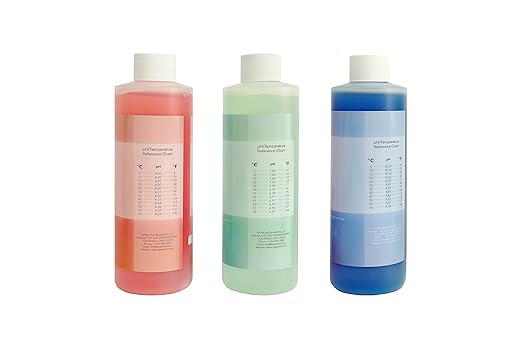 Apera Instruments AI311 Premium Series PH60 Waterproof pH Pocket Tester Kit & LLC-AI1109 8oz. pH Calibration Buffer Solution Kit