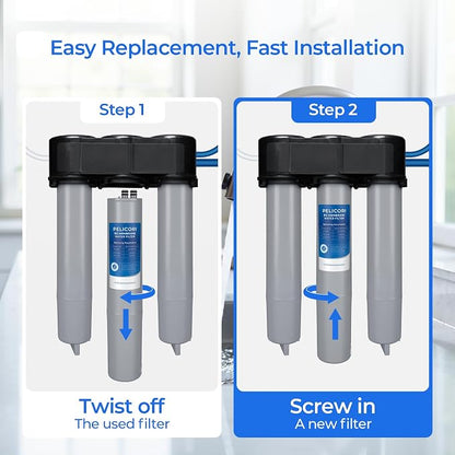 11 Platinum Pure RO Membrane Replacement Filter Cartridge | Compatible with DuPure Platinum Pure Reverse Osmosis (RO) Drinking Water System, Middle Stage Filter, 1-Pack