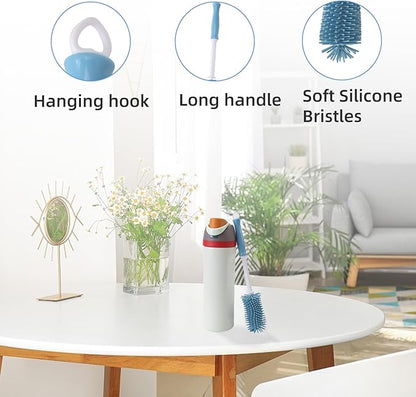 UXIETIN 3 Pack Water Bottle Cleaner Kit for owala 24oz/32oz/40oz,owala Brush and Straw Cleaner, Straw Cleaner Compatible with owala Water Bottle,owala Accessories