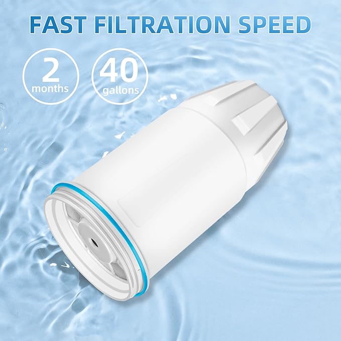Water Filter Replacement for ZERO Pitchers and Dispensers ZR-001 ZR-017 ZR-004 ZP010, 5-Multi-Stage Filter System Reduce Lead, Chromium, PFOA/PFOS and TDS, 2 pack by APPLIANCEMENTS