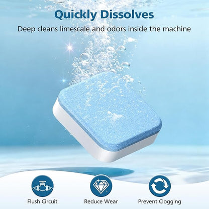 CPLIKE Coffee Machine Descaling Tablets Compatible with Jura Automatic Coffee Centers Machines, High Efficiency Cleaning and Longer Life Span, 12 Count