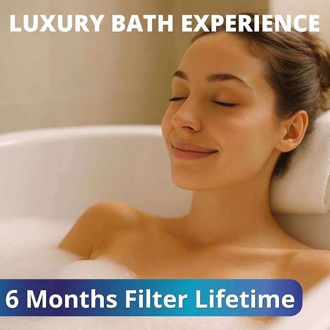 weAQUA Shower Filter & Select Bath Filter for Tub Bundle