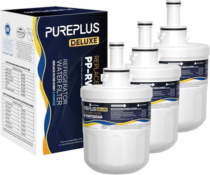 PUREPLUS DA29-00003G NSF/ANSI 401, 53, 42 & NSF P473 Certified Replacement for Samsung DA29-00003B Aqua-Pure Plus DA29-00003A,DA20-00003G,HAFCU1,DA29-00003F,RFG297AARS,RFG237AARS,RSG257AARS, 3Pack