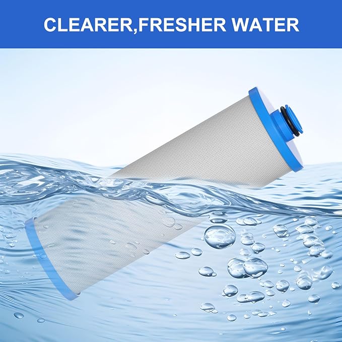 KW1 RV Water Filter 2.5 x 10" Compatible with RCS/FR1 Housing Replaces KW1 and FRE-10-BN Filtration Systems, 3-Pack