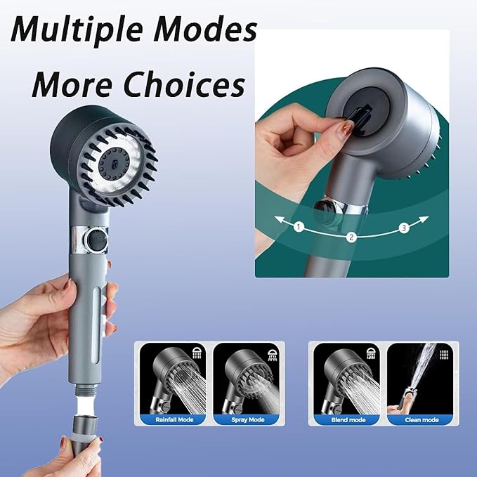 10/20 Pcs Ion Drops Shower Head Filters, Filtered Showerhead, PP Cotton Filter Cartridge, Suitable for Various Specifications of Shower Heads (20 Pcs, 2.95 inches)