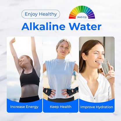 Waterdrop 3US-AF01 Under Sink Water Filter, Replacement for Filtrete® 3US-AF01, 3US-AS01, Aqua-Pure AP Easy C-CS-FF, WHCF-SRC, WHCF-SUFC, WHCF-SUF, Upgraded Alkaline Filter, 1 Pack