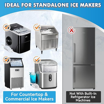 Ice Machine Cleaner, 36 Pack Ice Maker Cleaner for Crystal Clear Ice, Ice Machine Descaler Tablet for Most Countertop, Remove Hard Water and Mineral Buildup (36.01Count (Pack of 1))