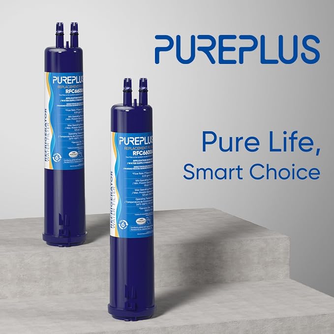 PUREPLUS Compatible with 4396841, 4396710, Everydrop® Filter 3, EDR3RXD1, 46-9083, 46-9030, 9030, 9083, Refrigerator Water Filter, 4Pack
