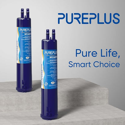 PUREPLUS Compatible with 4396841, 4396710, Everydrop® Filter 3, EDR3RXD1, 46-9083, 46-9030, 9030, 9083, Refrigerator Water Filter, 4Pack