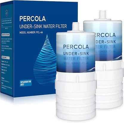 AP217 Under Sink Water Filter, Compatible with 3M® Aqua-Pure® AP217, 578604 Full Flow Water Filter for AP200 Systems (White, 2 Pack)