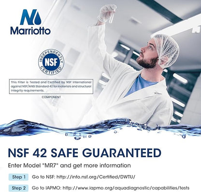 MARRIOTTO Compatible with Samsung DA29-00020B Refrigerator Water Filter, DA29-00020B, DA29-00020A, HAF-CIN/EXP, 46-9101 Refrigerator Water Filter, 1 Pack
