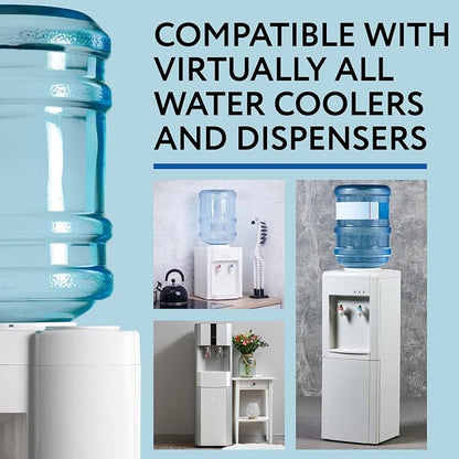 IMPRESA Water Dispenser Cleanser & Cooler Cleaner & Descaler - 2 x 8 Fl Oz - Top & Bottom Loading Water Coolers & Dispensers - Active Cleaning Solution for Reservoir Cleaning & Buildup Removal