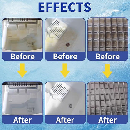 Ice Maker Cleaner and Descaler - Ice maker cleaning tablets mini size, compatible with all major brands, safe and nickel-free descaler, suitable for countertop, portable, and commercial ice makers.