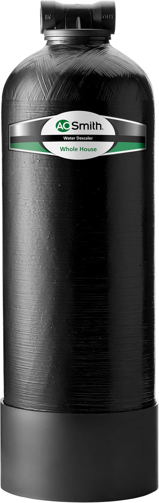 AO Smith Whole House Salt Free Descaler System - Works with City & Well Water Filters - 6yr, 600,000 Gl - Water Softener Alternative for Home - AO-WH-DSCLR