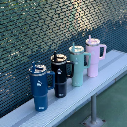Clearly Filtered Water Bottle | Removes 200+ Contaminants, Double-Wall Insulated Stainless Steel, BPA/BPS Free, Phthalate Free, Filters Flouride Lead Chlorine (40oz, Blush)