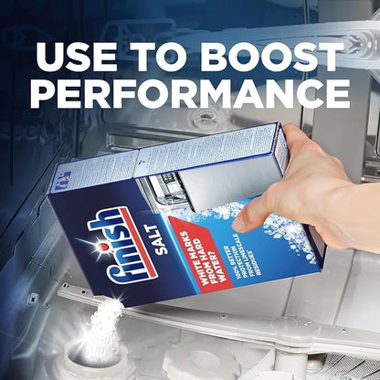 Finish Dishwasher Salt Helps Soften Water to Prevent Limescale and Watermarks, 2 KG