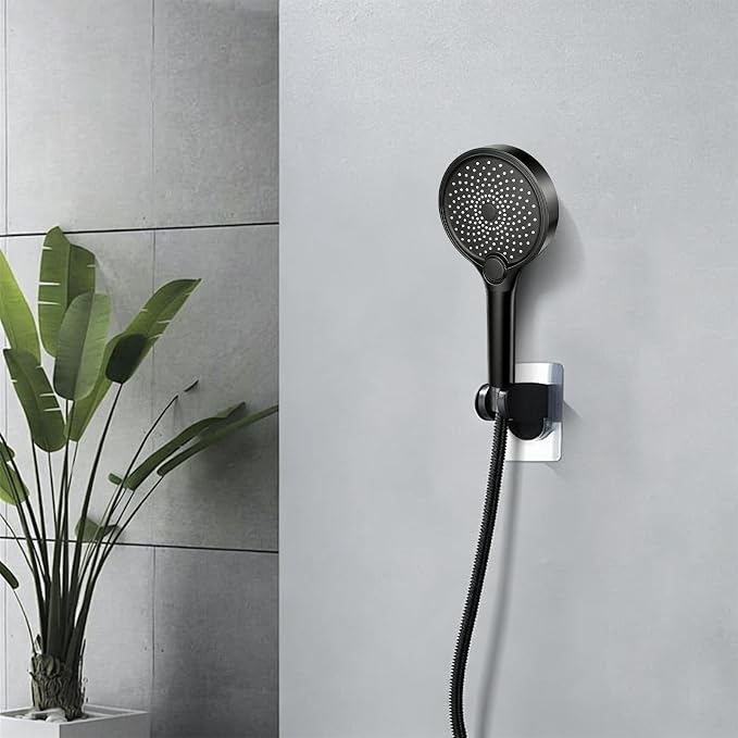 Filtered Shower Head with Handheld, 3 Modes Shower Head for home (Black) | Filtered Shower Head with Handheld, 3 Mode Water Softener High Pressure Shower Head with Filter for Bathroom Hotel Apartment
