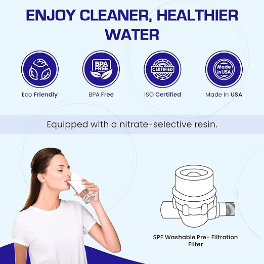 Nitrate Removal | Smart Classic Countertop Water Filter System | White | Crystal Quest
