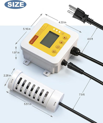 WiFi Salt Chlorine Generator, Westaho Hot Tub Salt Water Conversion Kit with USA Titanium Salt Cell, APP Monitoring & Real-Time Salt Alerts, for Swim Spas Up to 2,200 Gallons