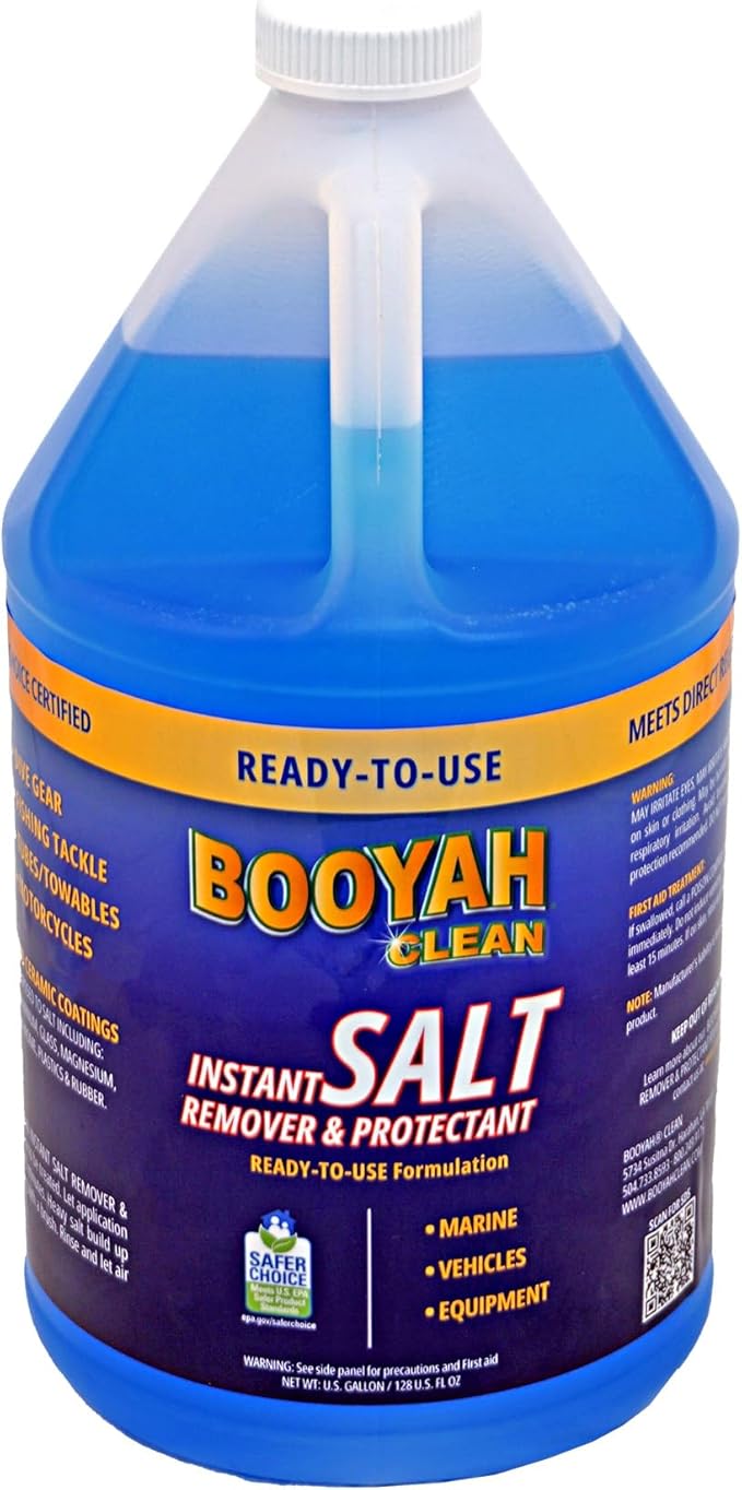Booyah Clean Instant Salt Remover & Protectant READY-TO-USE - Perfect to Wash Salt Away, Prevent Saltwater Corrosion, EPA Safer Choice Direct Release